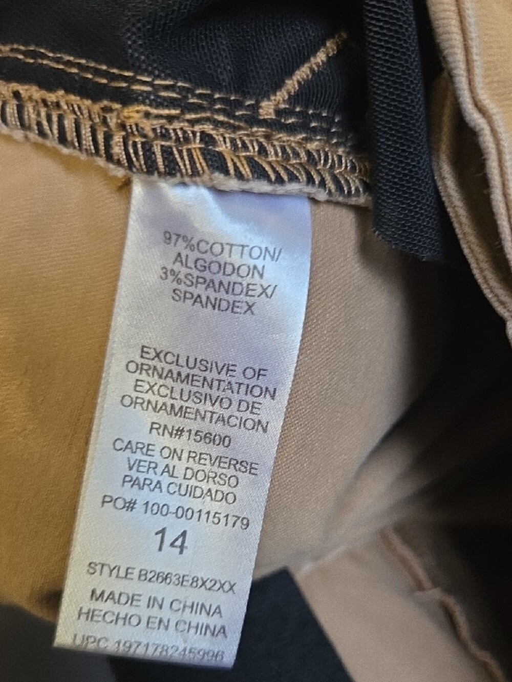Democracy Tan Cargo Ankle Pants - Picture 4 of 4